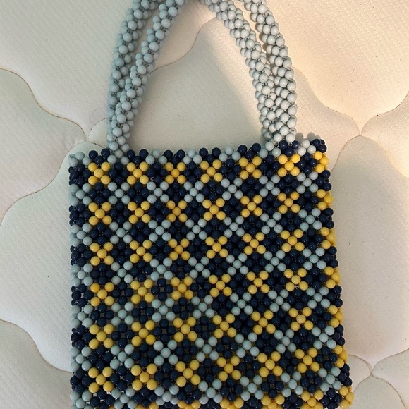 Mini Beaded Tote Bag - Picture 5 of 5